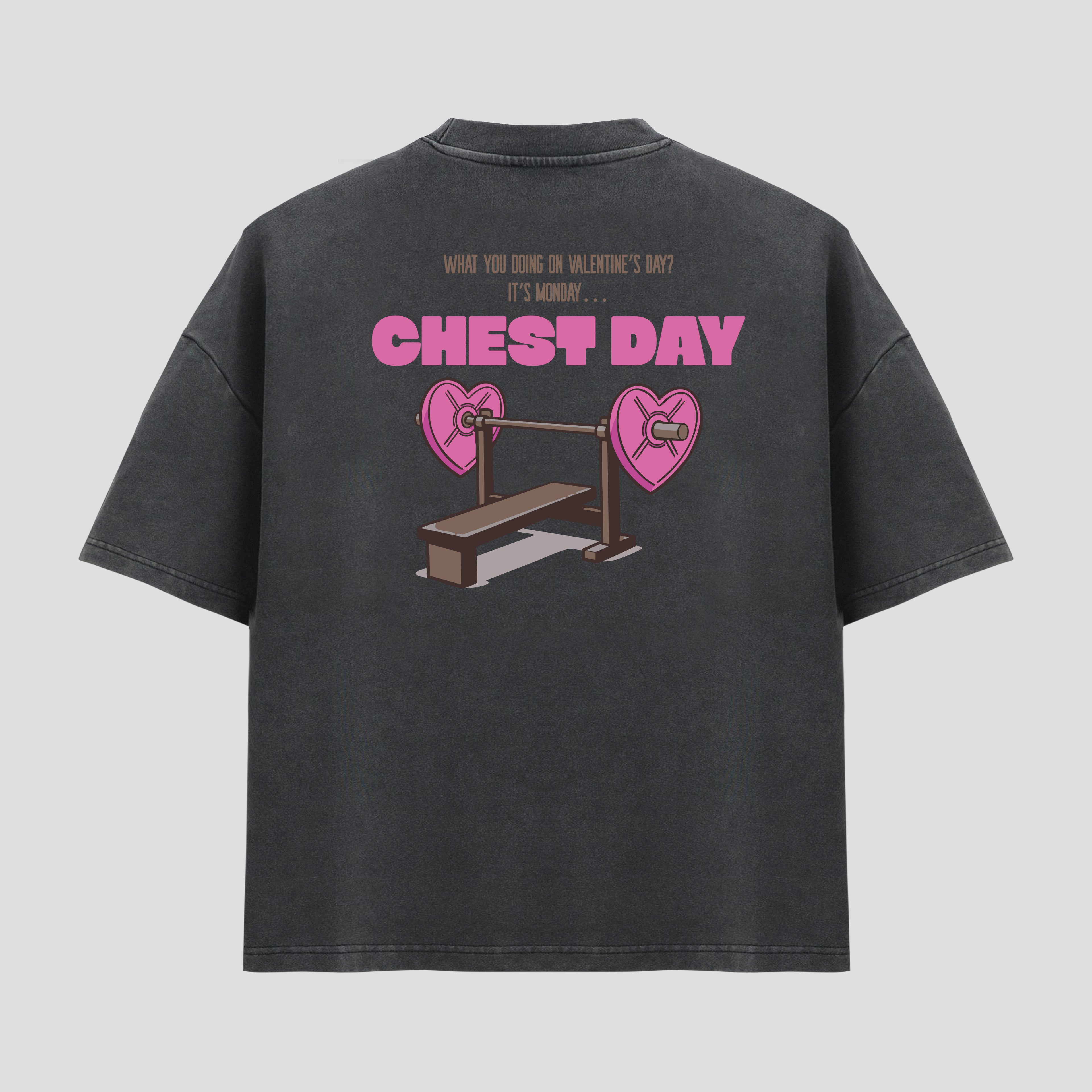 Koszulka oversize Chest Day